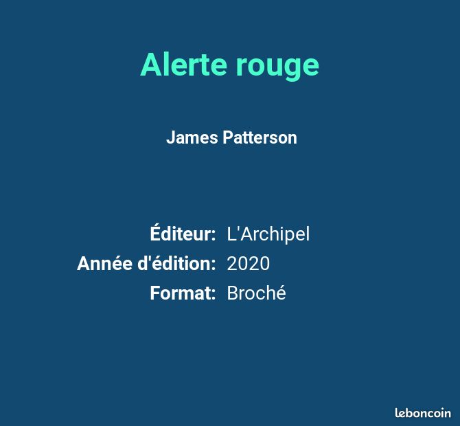 Alerte rouge - James Patterson, Marshall Karp et Sebastian Danchin (image 2)