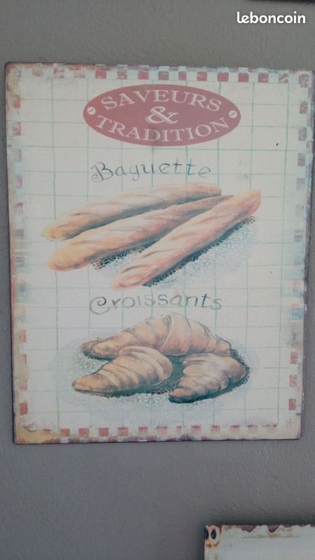 Plaques métalliques décoration de cuisine/ boulangerie vintage (image 4)