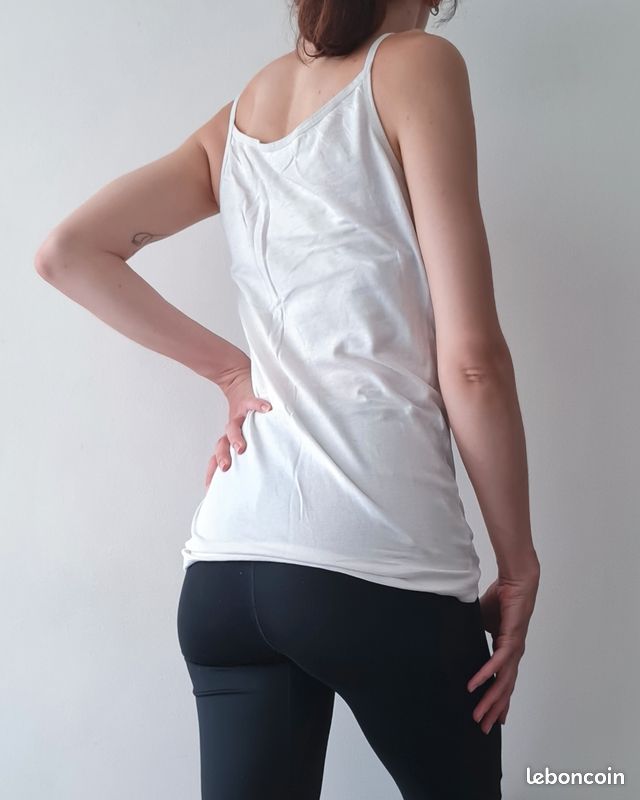 Débardeur blanc basique Camaïeu Vêtements