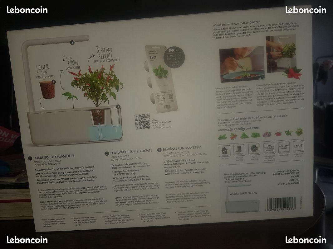 Potager interieur EMSA CLICK & GROW SMART GARDEN 3 neuf (image 2)