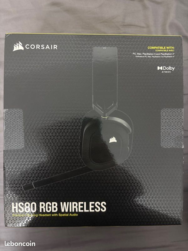 Corsair HS80 RGB Wireless (image 1)