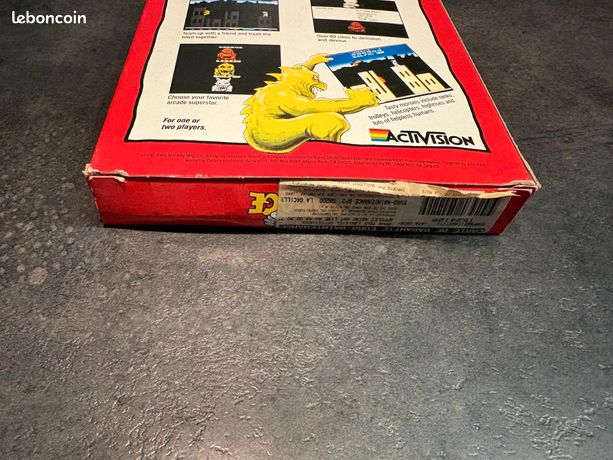 MAI31 --- Jeu vidéo Jouet Vintage ATARI 2600 RAMPAGE en boite