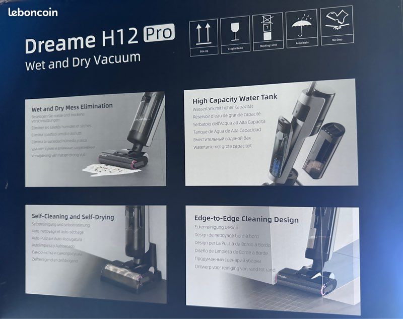 Aspirateur laveur dreame H12 Pro (image 3)