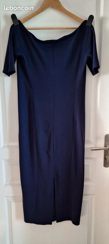 Robe longue bleu épaules nues marque promod taille L neuve Vêtements