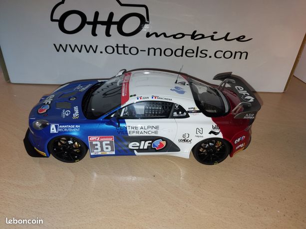 Alpine A110 GT4 – OTTO OT371 – 1/18 – Résine – Rose – Neuve