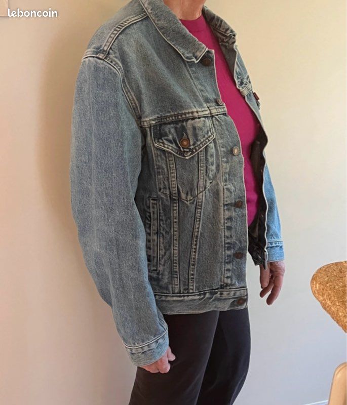 Veste Trucker En Denim Rag & Bone Lavé Bleu - Taille Petite - Neuf Avec étiquettes - Style Américain