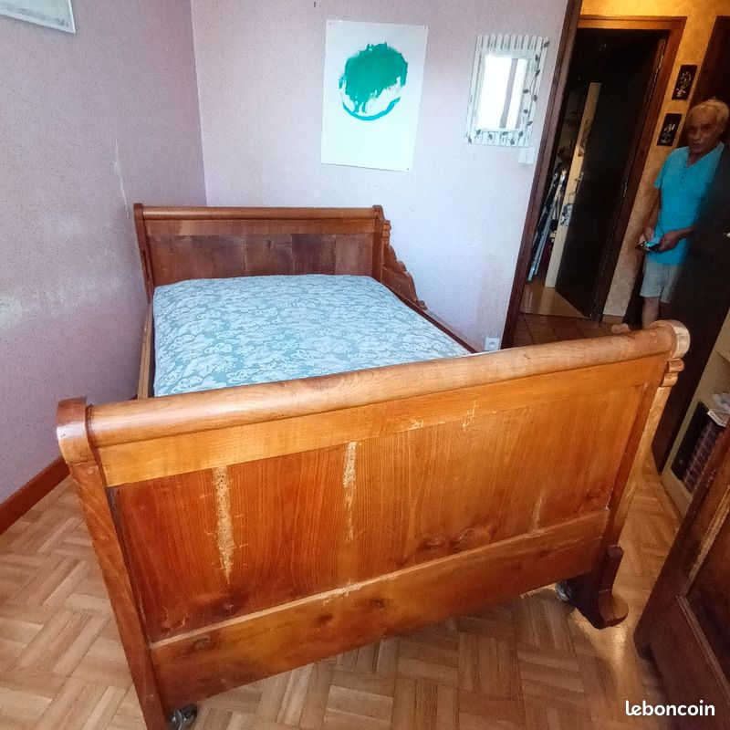 A vendre lit de coin en merisier 120×180 (image 3)