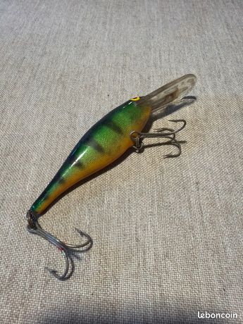 Leurre De Pêche Vintage Bomber Deep Runner – Moineau Noir, Neuf Dans Sa Boîte, Appât USA