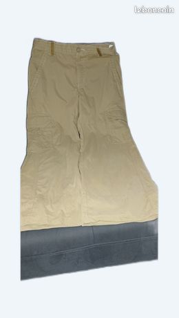 Pantalon Columbia Homme Coton Taille XL Beige, D'occasion Très Bon état