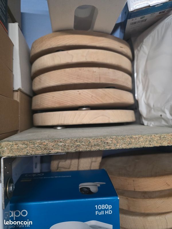 Plateau en bois artisanal x12 (image 4)