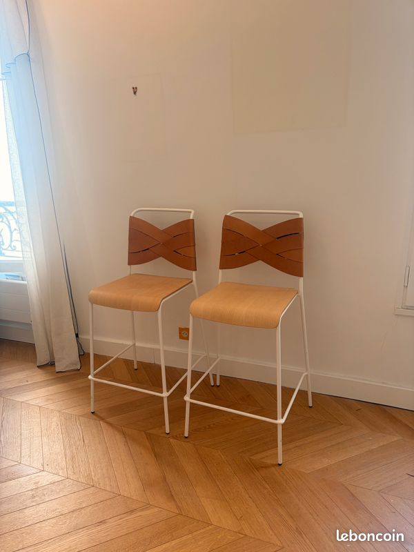 Lot de 2 tabourets scandinaves (image 8)