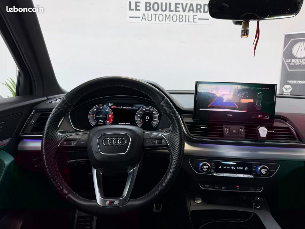AUDI Q5 (439EUROS/MOIS)Quattro 2.0 40 TDI Hybrid 204cv BVA S line PHASE 2 (image 13)