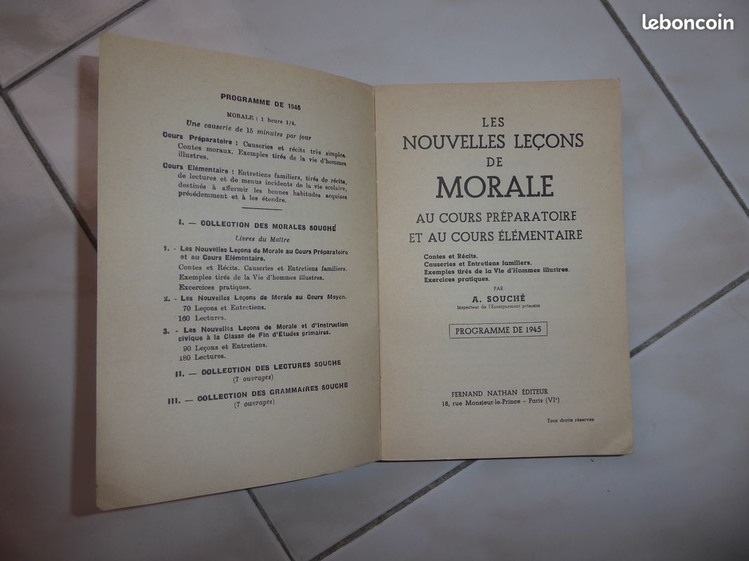 Manuel leçons de Morale CP/CE (image 3)