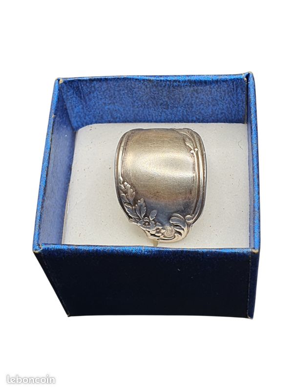 Spoon Rings Argent 950 Millièmes Début XXème (image 2)