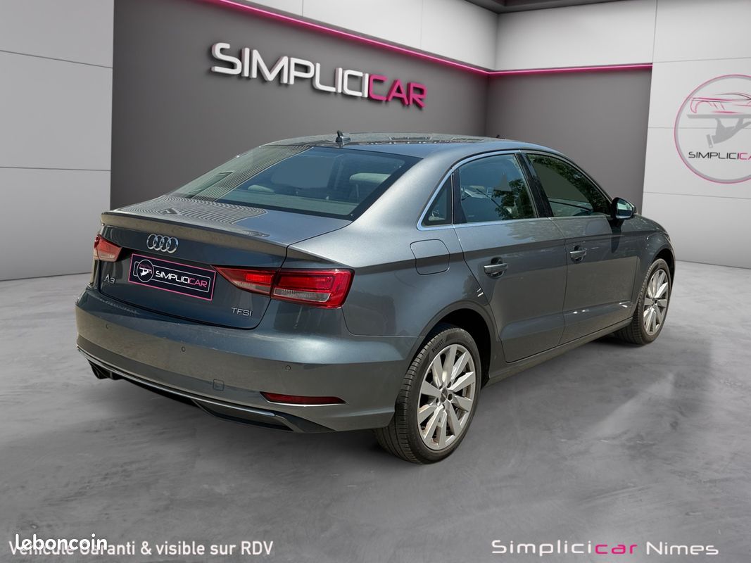 AUDI A3 Berline 1.0 TFSI 115 DESIGN - CarPlay - Coffre Electrique - Keyless - Suivi Complet - 2ᵉ Main - GARANTIE 12 MOIS (image 3)