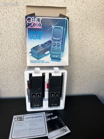 Celect 2000 Walkie-Talkies Jouet Ancien Vintage - Pour Collection Ou Déco