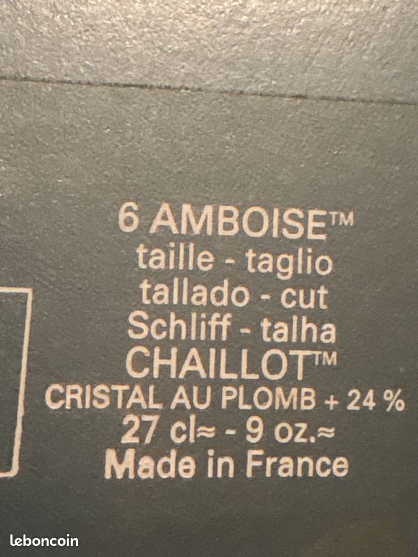 6 verres à whisky en cristal Durand (image 5)