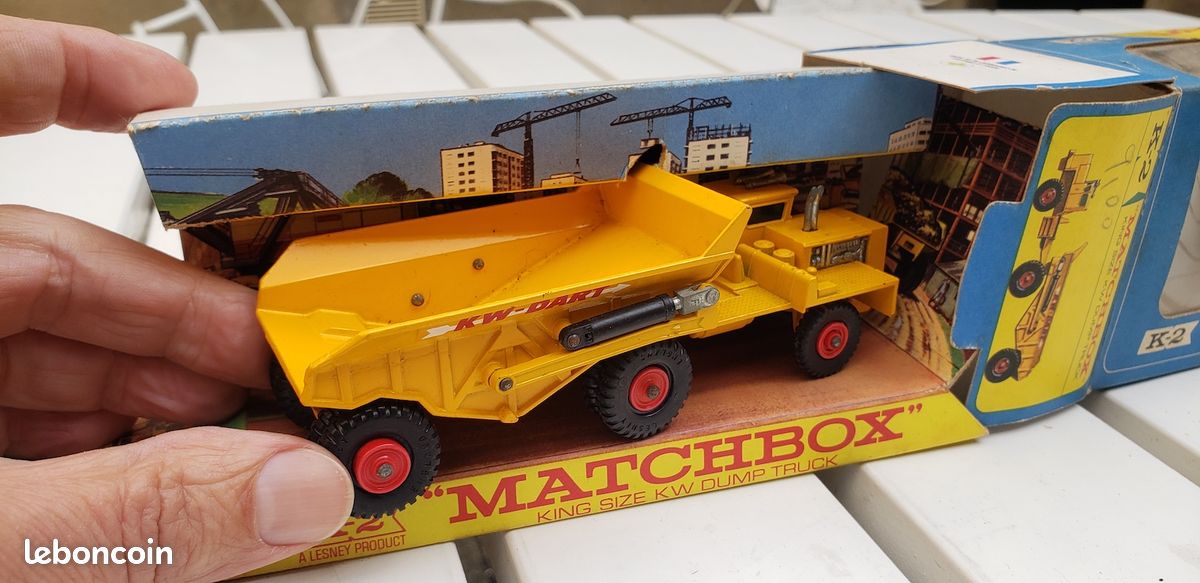 Matchbox King Size KW Dump Truck, camion à benne basculante (image 2)