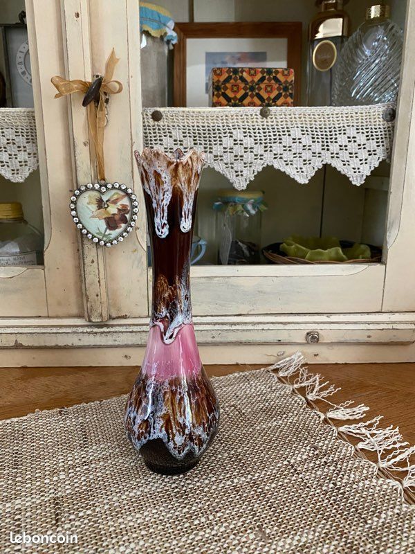 Vase grès flammé vintage (image 2)