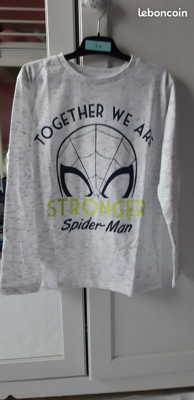 T-shirt manches longues Spider-Man neuf (image 1)