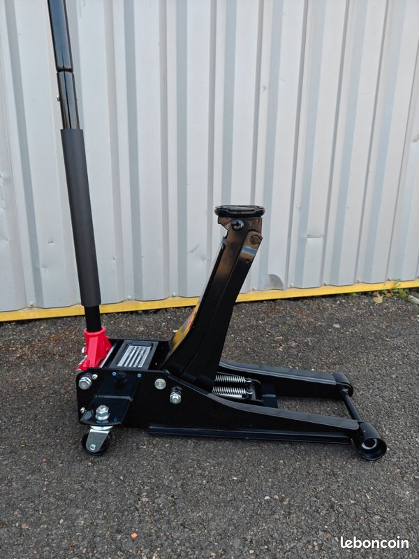 Cric Hydraulique Extra Plat 3 tonnes levée rapide (image 2)
