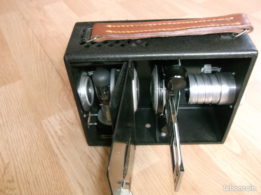 Ancien Projecteur De Diapositives Camerafix-Paris SB F2,9 - Vintage - Fonctionnel