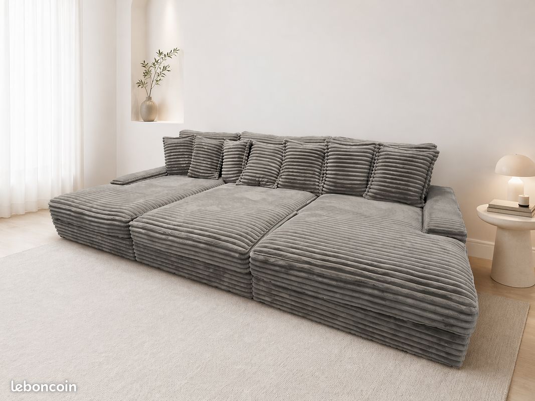 Canapé VEDÈNE BIG XXL BIS 🛋️ Confort Premium • Convertible par sa large assise - NIMES (image 5)