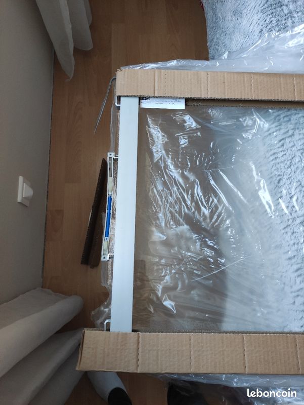 Porte coulissante double en verre (image 5)