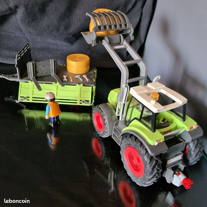 PLAYMOBIL 5121- Grand tracteur avec remorque (image 5)
