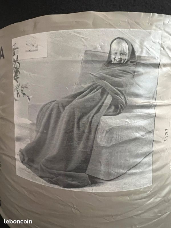 Couverture plaid en mode sac de couchage Linge de maison