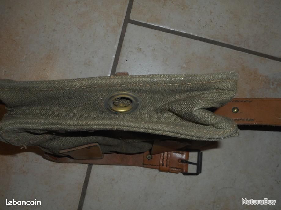 Militaria porte chargeur FM 24 29 1er type après guerre daté 1952 (image 6)