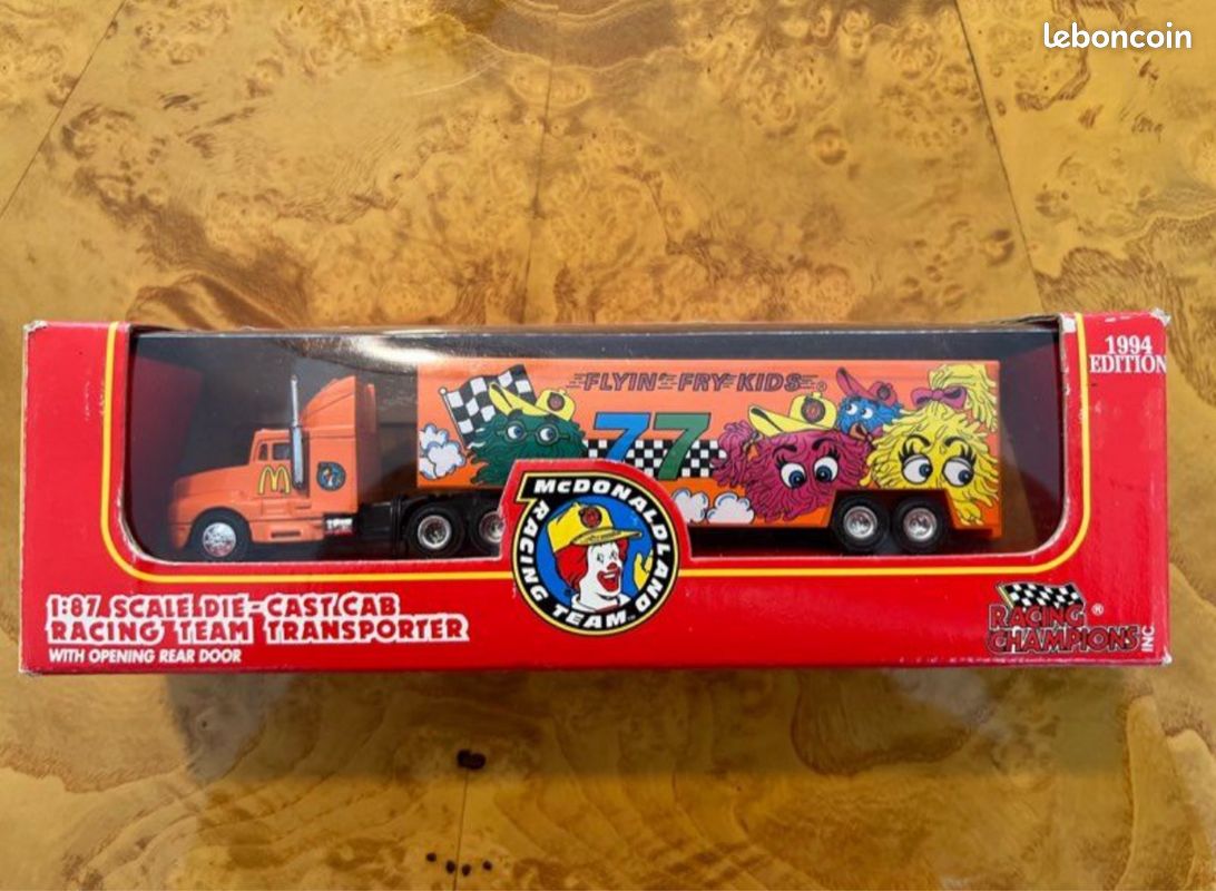 FIGURINE RONALD CAMION Pompier 1995 MAC DONALD'S MC DO JOUET TOY Sous Blister EUR 15,00