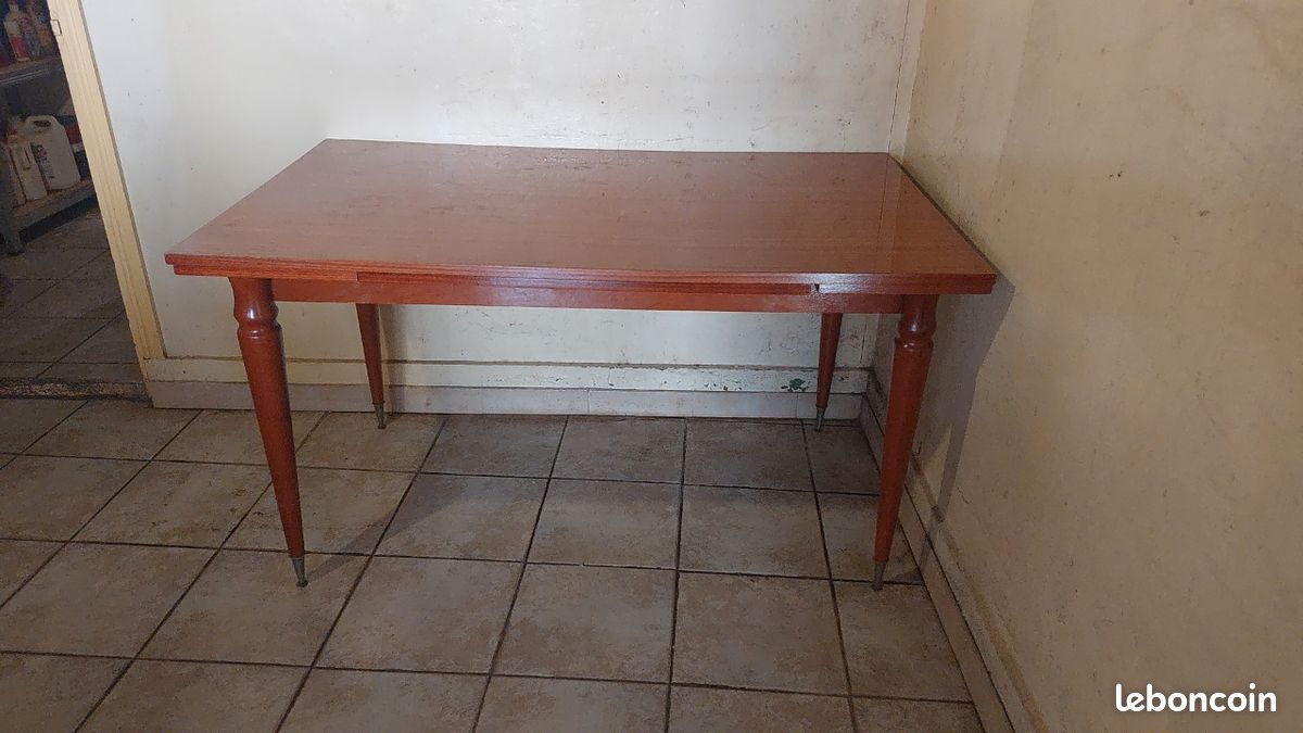 Table vintage avec rallonge (image 2)