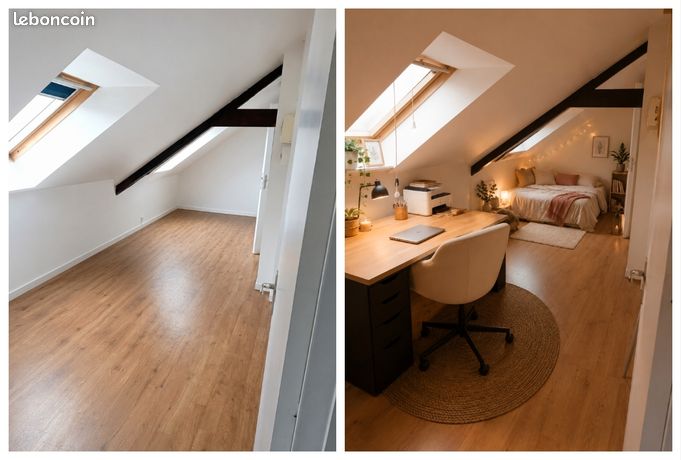 Location T3 vide Angers quartier doutre / monprofit — 3