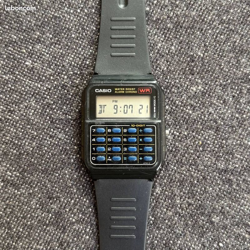 Casio Calculator DC-2000 Vintage Rare Data-Bank Electronic Calculator DC2000