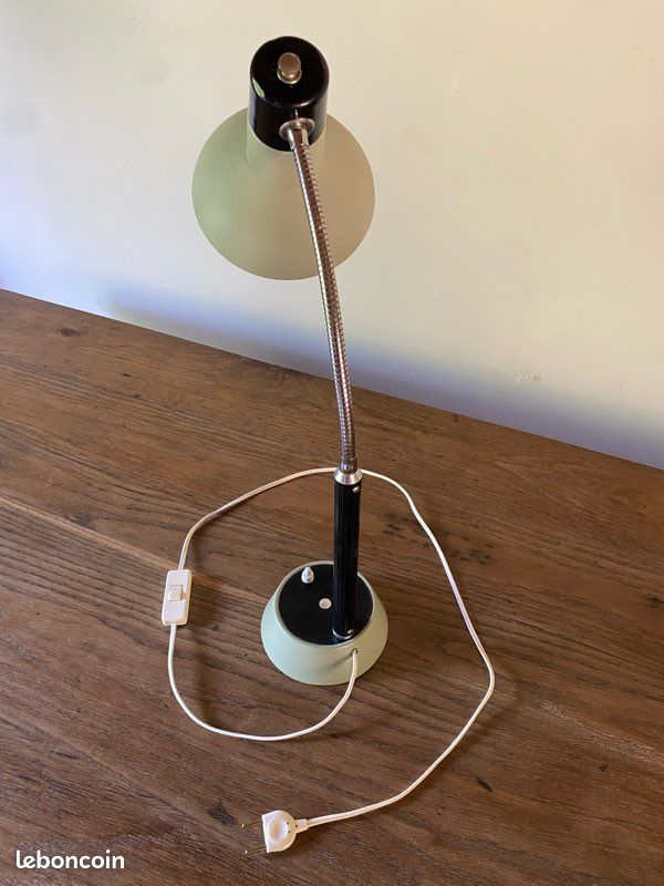 Lampe de bureau articulée de style industriel vintage (années 1960) (image 2)