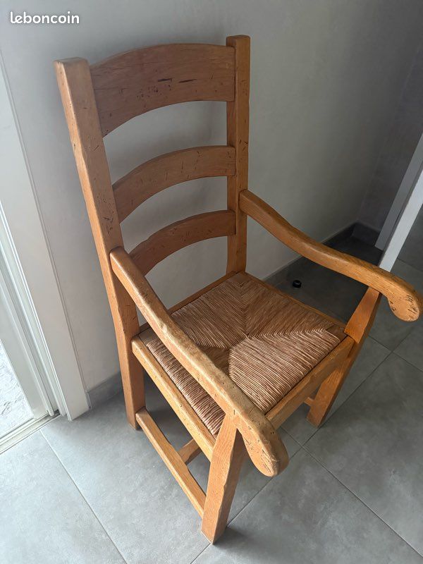 Fauteuil chêne massif (image 1)