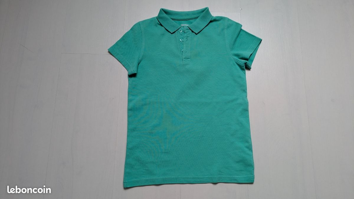 T-shirt polo garçon 10 ans neuf (LN44) (image 1)