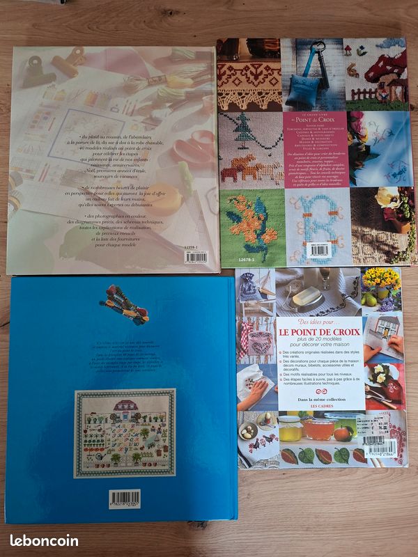 Lot de livre sur le point de croix (image 2)