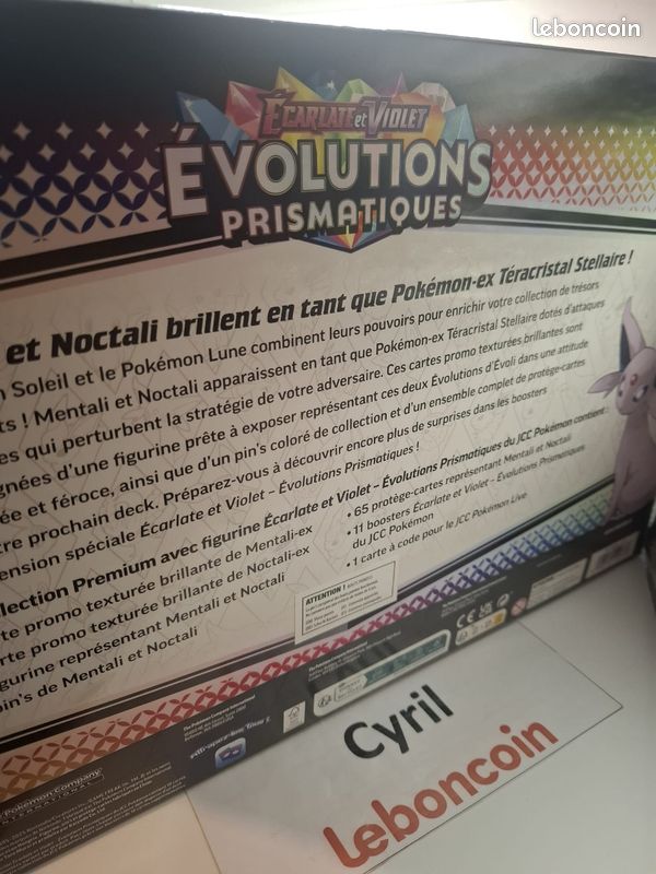 Pokémon JCC - Écarlate Et Violet - Collection Classeur EV 8.5