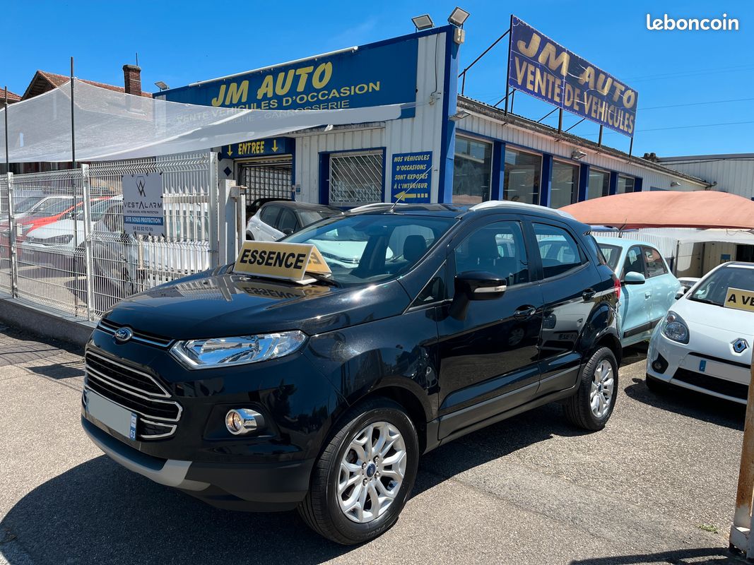 A saisir ecosport essence 125cv semi-cuir 87.600kms clim possibilite garantie 12 / 24 / 36 mois (image 1)