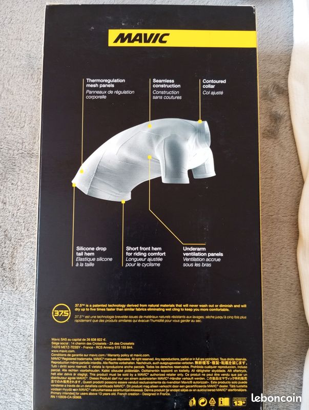 Vêtement cycliste mavic au meilleur prix