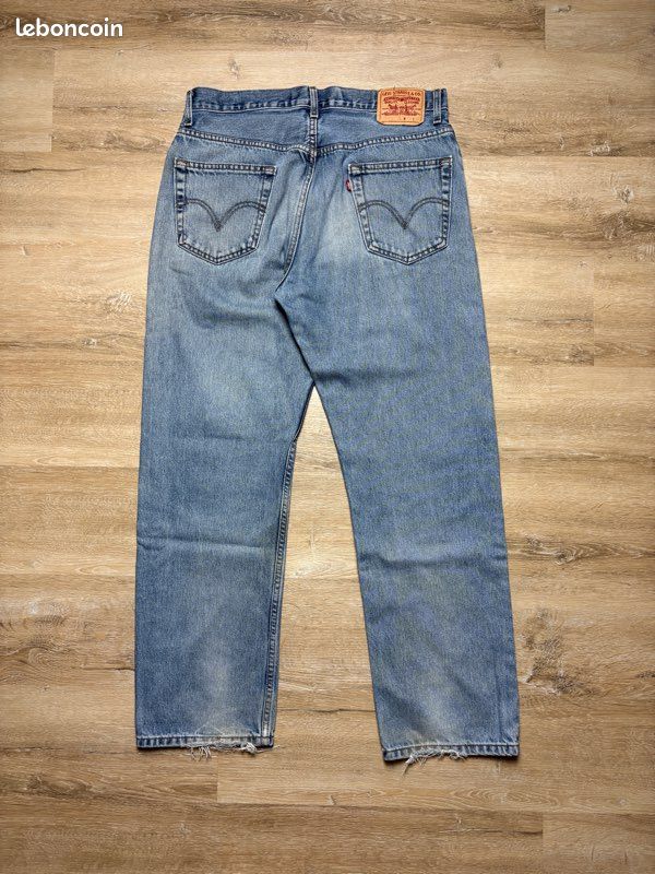 Levi’s 505 W36 L32 jean bleu vintage coupe droite regular homme denim (image 10)