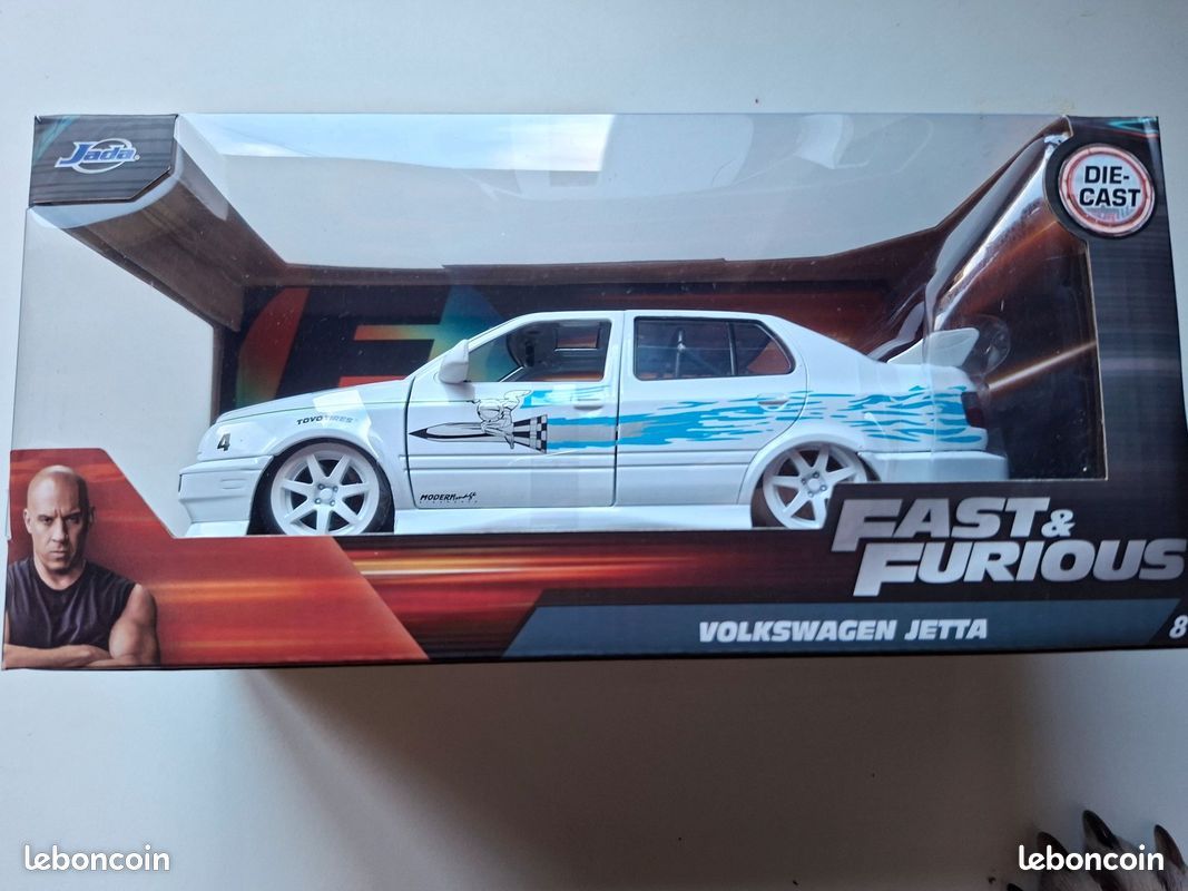 Fast And Furious Jesses 1995 VW Jetta A3 1:24 Echelle Jada