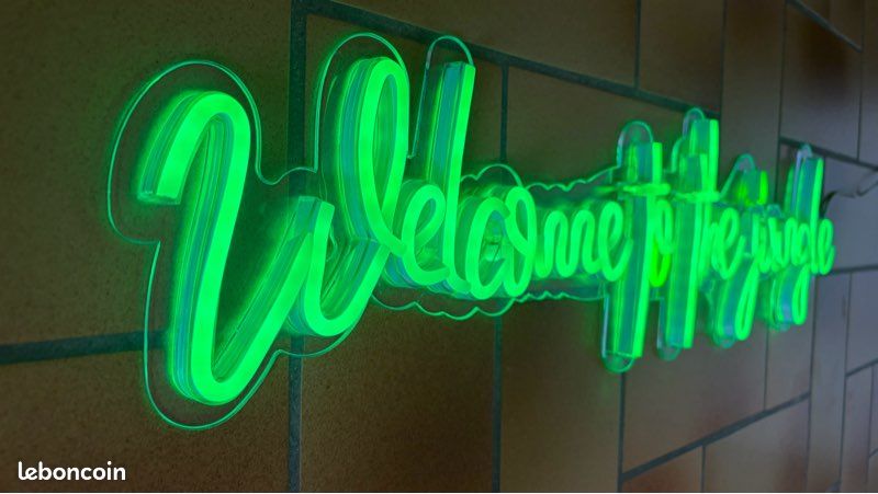 Néon LED Welcome to the jungle (image 1)