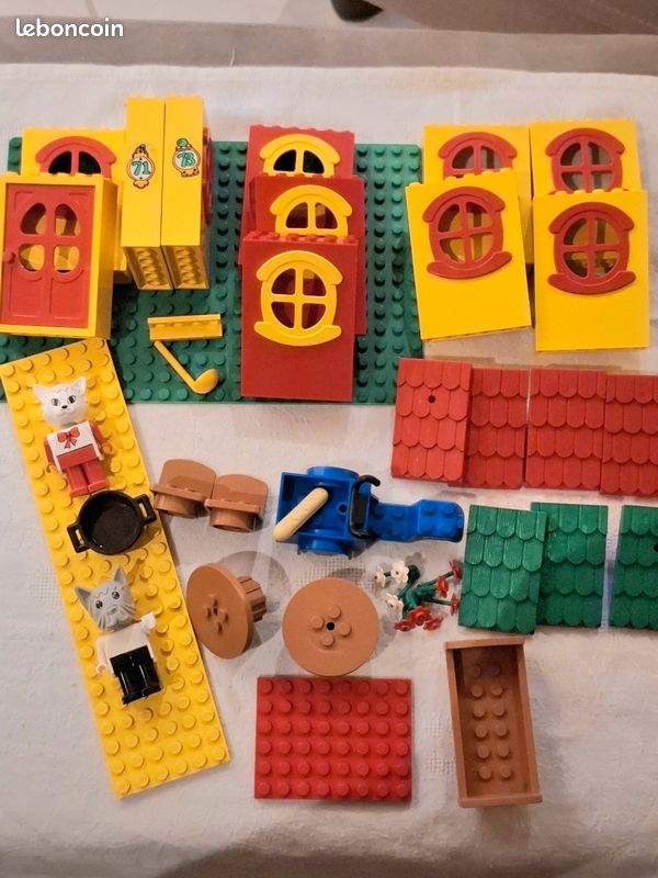 Fabuland LEGO 3672 Hotel restaurant (incomplet) Jeux Jouets