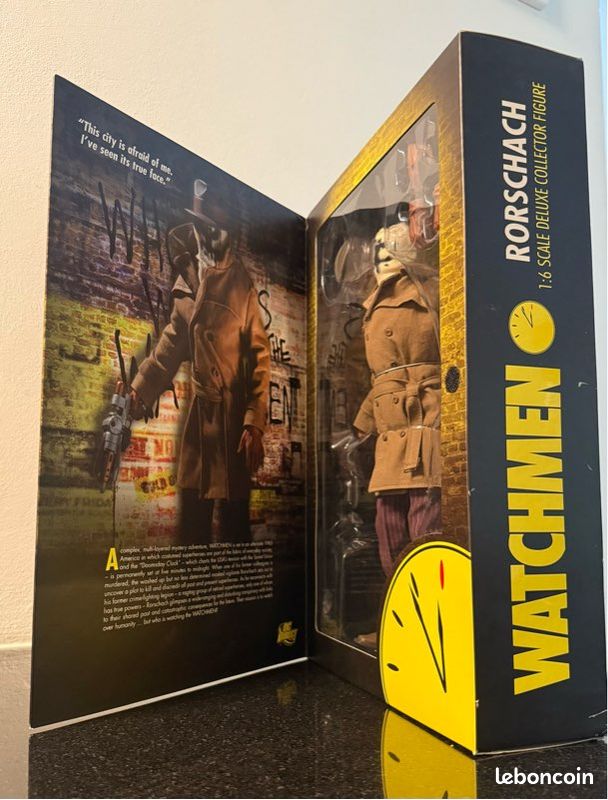 2 Figurines Rorschach Watchmen DC Direct 18cm