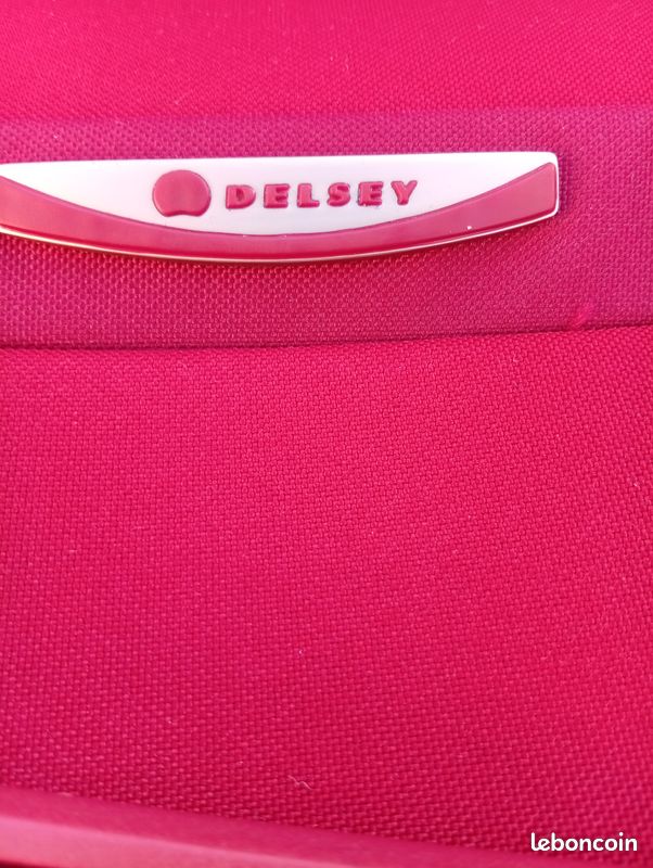 Sac valise rouge Delsy (image 3)