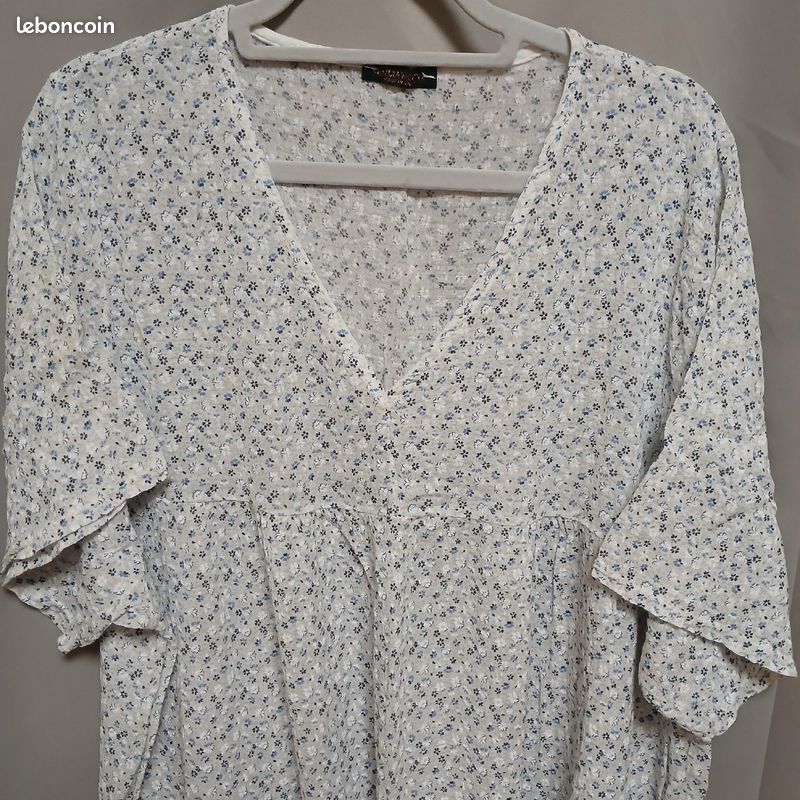 Robe large manches courtes (image 2)