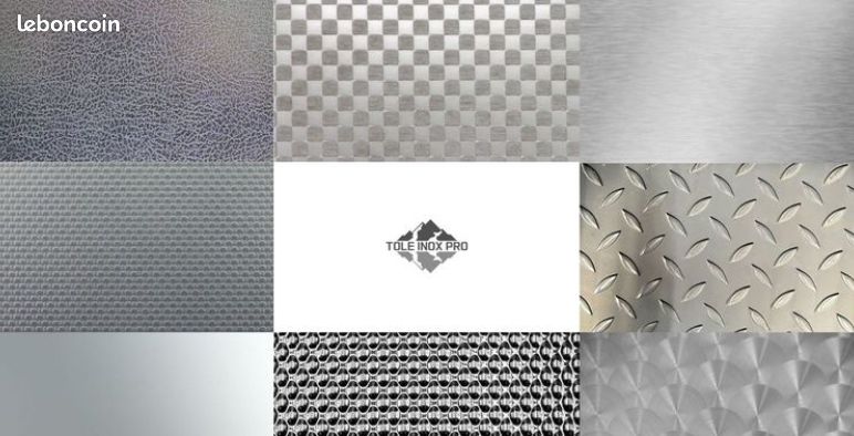 Plaque inox tole aluminium Dibond (image 1)